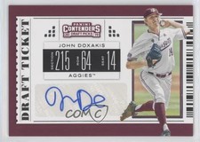 2019 Panini Contenders Draft Picks Draft Ticket Auto John Doxakis #38 Auto 3c2