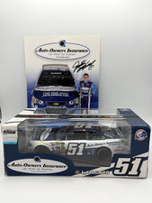 Autographed Justin Allgaier 51 Auto Owners Insurance 1/24 Diecast Car/Postcard