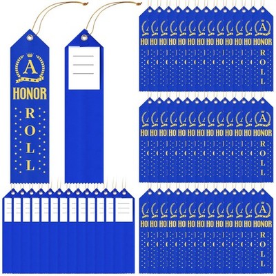 50 PCS Honor Roll Ribbons Bulk Award Prize 8x2 Inch School Class Events
