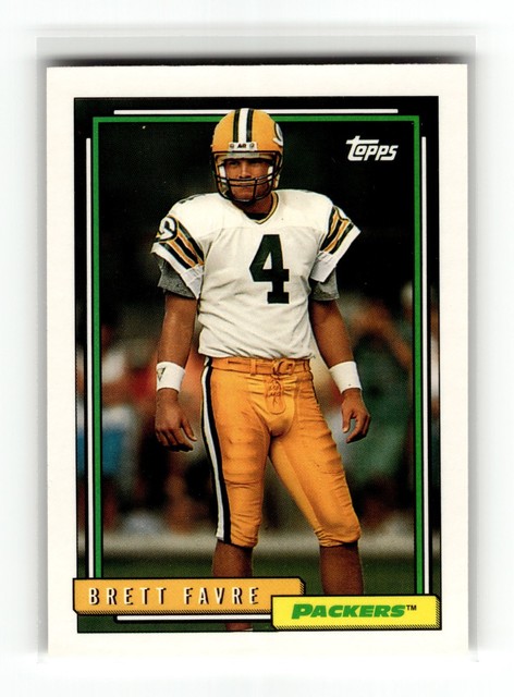 Brett Favre 1992 Topps #696 Green Bay Packers HOF