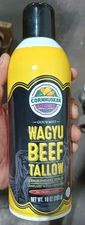 2 bottles Cornhusker Kitchen Wagyu Beef Tallow Cooking Oil Spray 10oz Free Ship
