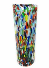 Hand-Blown Glass Confetti Vase
