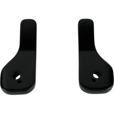 LA Choppers Matte Black Mirror Drop Down Brackets 14-22 FLH Made in the USA