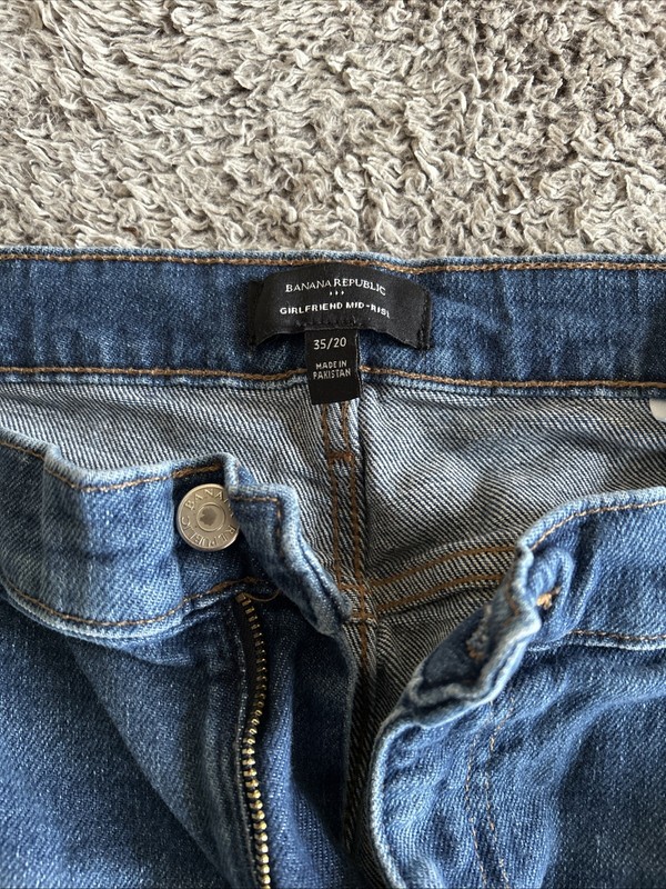 Banana Republic Women’s Girlfriend  Mud-rise Jeans Size 20