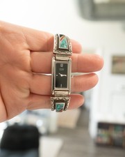 Citizen Quartz Navajo Bracelet Sterling Silve...