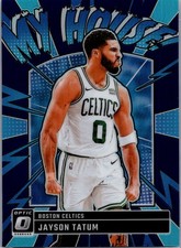 2024-25 Panini Donruss Optic Basketball My House! Jayson Tatum #7 Purple Prizm