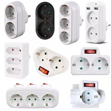 Doppelstecker Mehrfachstecker Duo Stecker 2-3fach Multistecker Vertikal 2026 Neu