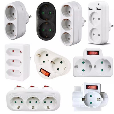 Steckdosenleiste Mehrfachsteckdose Steckdose Euro USB Mehrfachstecker 2/3 fach