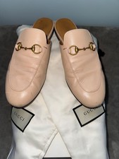Rare Gucci Princetown Slippers in Rose  Size 37/7  Discontinued Colorway
