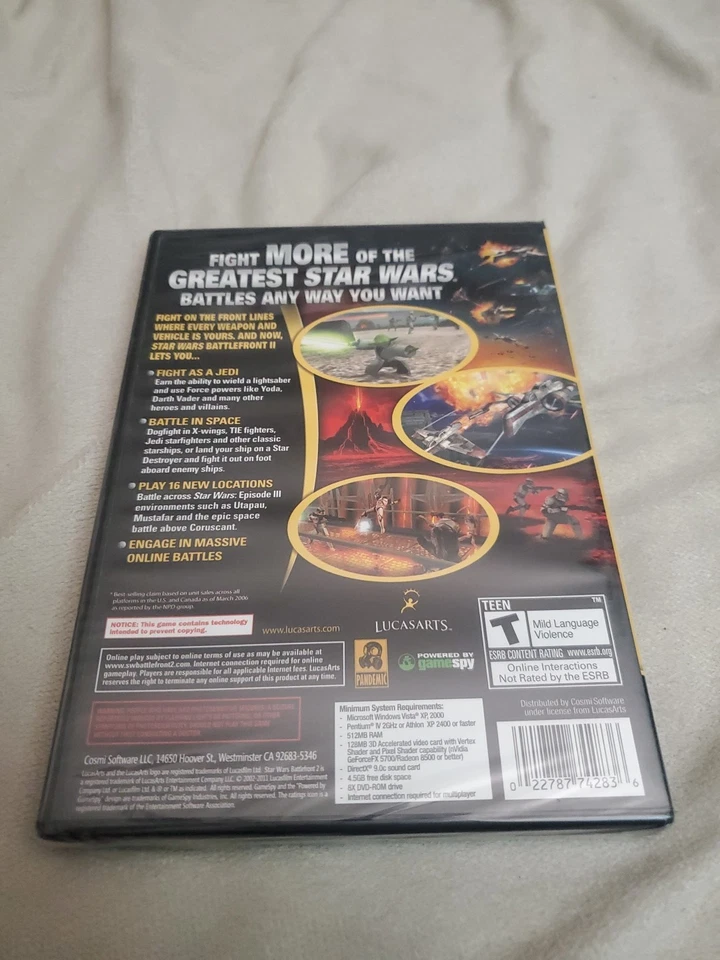 Star Wars Battlefront II (Windows PC) NEW / SEALED ~ FREE SHIPPING - Image 2 of 2