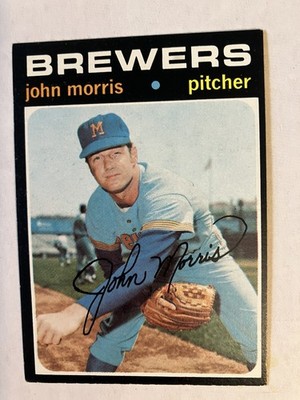 1971 Topps #721 High Number John Morris EX