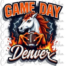 Sublimation Print Broncos Football Denver Ready To Press Heat Transfer Ink Paper
