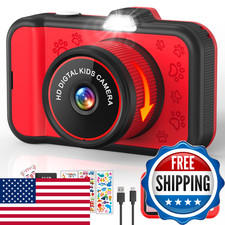 Chakeyake Kids Camera Toddler Digital Camera Rotating Zoom Lens 3.5 Large