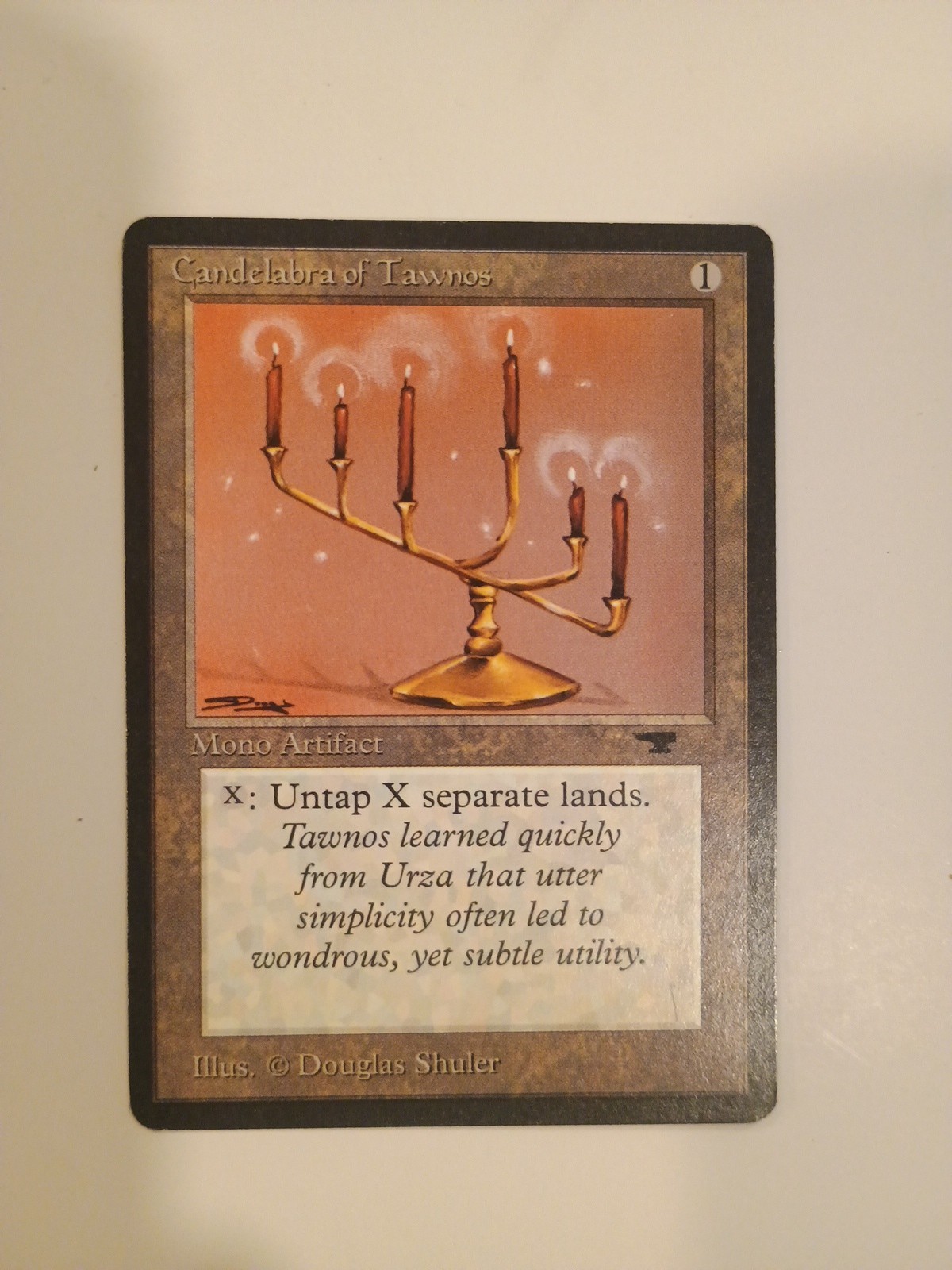 Candelabra of Tawnos ① Candelabra of Tawnos - Antiquities - Magic: The Gathering