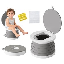 Portable Foldable Toddler Travel Potty - Medium Potty Seat, Emergency Toilet ...