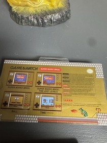 Nintendo Game & Watch Super Mario Bros Handheld Console Clock - Used