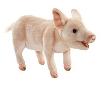 Hansa Toy 6290 Pig Standing 30 cm Stuffed Animal Plush Toy
