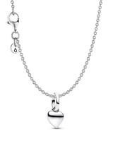 Pandora Schmuck Damen-Kette Geschenkset Silber Mit Mini Herz-AnhäNger 21530