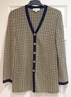 St. John Jacket Cardigan Evening By Marie Gray - Gold Black US10/UK14
