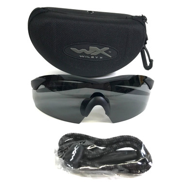 Wiley X Safety Sunglasses WX VAPOR EN166 FT Black Frames with Dark Gray Lens