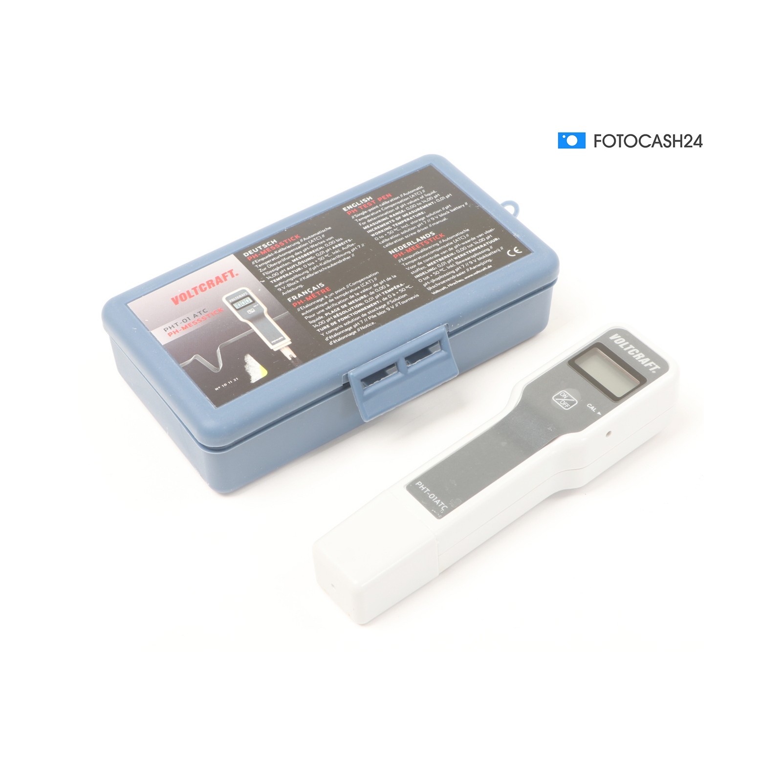 Voltcraft PHT-01 ATC pH Meter 9V Block... + Defective (284280)
