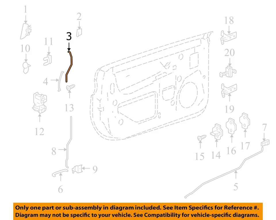 FITS 2003-2006 CHEVROLET SSR ROD 15102490 -  NEW OEM 15102490 - Image 2 of 3