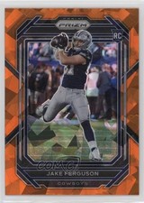 2022 Panini Prizm Rookies Orange Ice Prizm Jake Ferguson #365 n0c