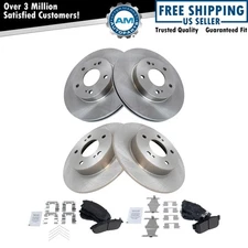 Brake Pad & Rotor Kit Semi Metallic Front & Rear for I30 Maxima
