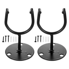 2pcs Baseball Bat Rack: Wall Mounted Display Hanger - Wall Holder Mount Hook