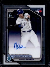 2024 Bowman Draft Aaron Parker Chrome Auto 1st Prospect #CPA-AP Blue Jays