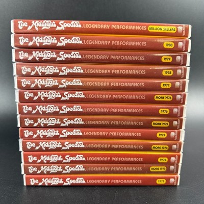 13 Midnight Special Legendary Performances DVDs 1973-1980 + Million Sellers Seal
