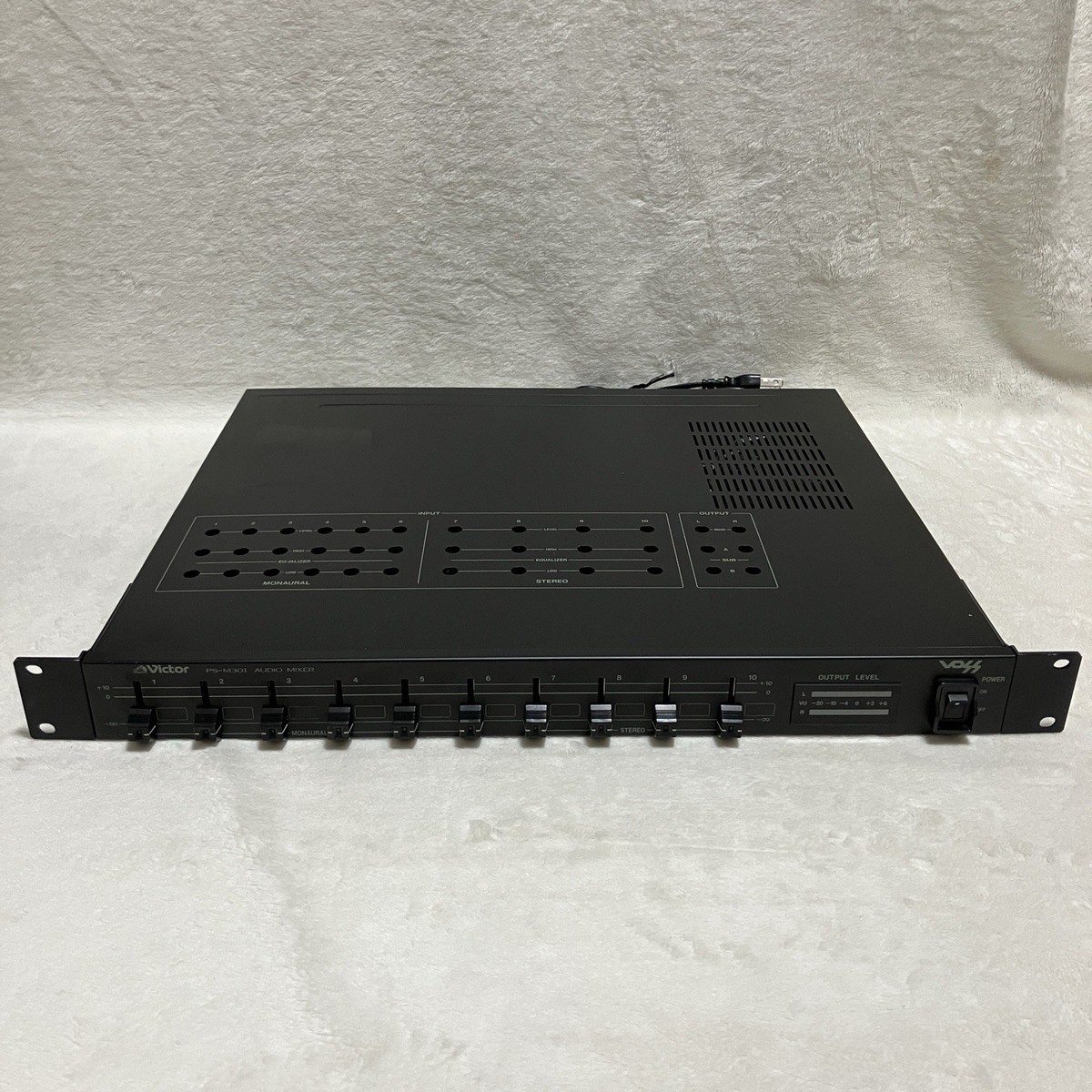 PS-M301 victor ビクター　オーディオミキサー VICTOR PS-M301 10 Channel Audio Mixer Black Used Tested AC100V | eBay