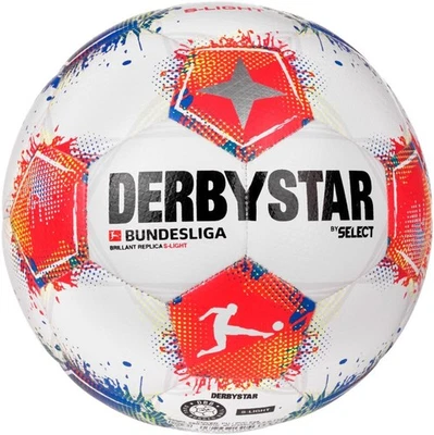 DERBYSTAR Bundesliga Brillant Replica S-Light 290g v25 Fußball Größe 3, 4, 5
