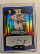 2025 Panini Prizm Draft Picks - Autographs Jayden Higgins #DPA-JHS Red  /399 