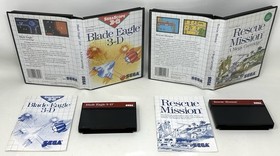 Sega Master System Lot of Choplifter, Alex Kidd, Vigilante, Blade Eagle & More