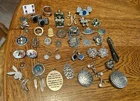 Vintage 39 Pc Costume Jewelry Lot Earrings Pendants Pins Ring Some Signed