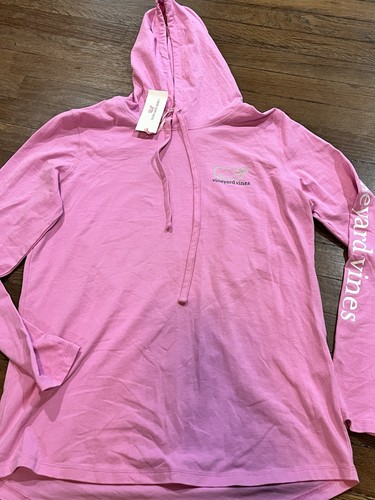 Vineyard Vines Hoodie Tee Adult Size S Edgartown Women Virginia Rose