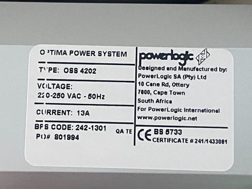 Powerlogic Optima Power System Type OSS 4202 Cage A1 - 第 3/3 張圖片