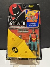 1992 Batman The Animated Series ROBIN Turbo Glider Figure SEALED MOC Kenner 7947