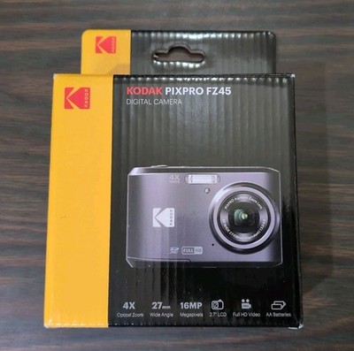 Kodak PIXPRO FZ45-BK 16MP Digital Camera - Black - 4X Optical Zoom