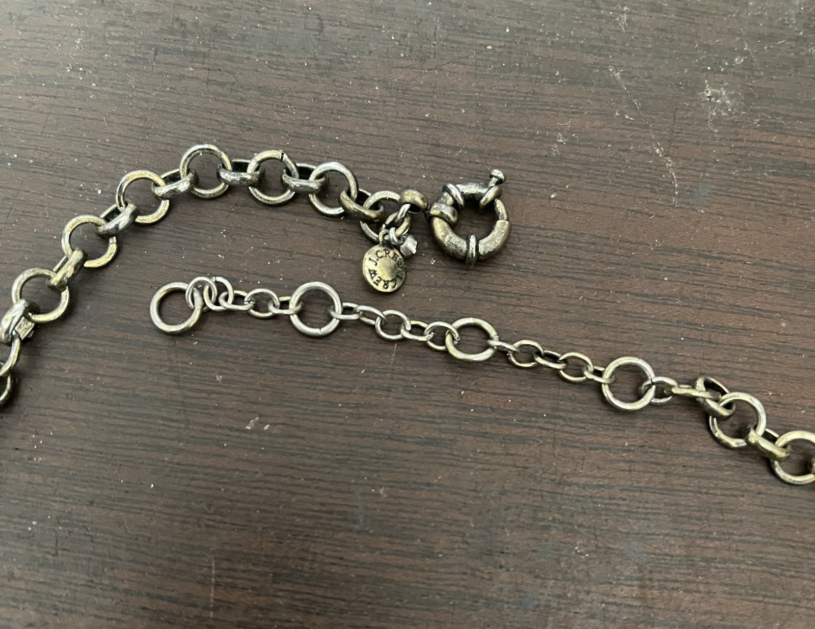 J. Crew Silver Tone Chunky Venus Flytrap Clear Rh… - image 5