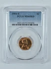 1954-S Lincoln Wheat Cent MS65 RD PCGS Blue Label