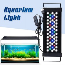LED Aquarium Light Multi-Color Full Spectrum 12&rdquo; Fish Tank Light w/ Bracket AV0I
