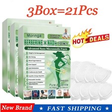 3Box Moringa Berberine 10in1 AdvancedNano Microneedle Patch 7pcs/box