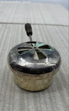 Vintage Miniature Metal Cooker Burner With Ha...