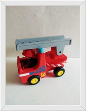 Playmobil 123 Feuerwehr Drehleiterfahrzeug mit Besatzung von 1990