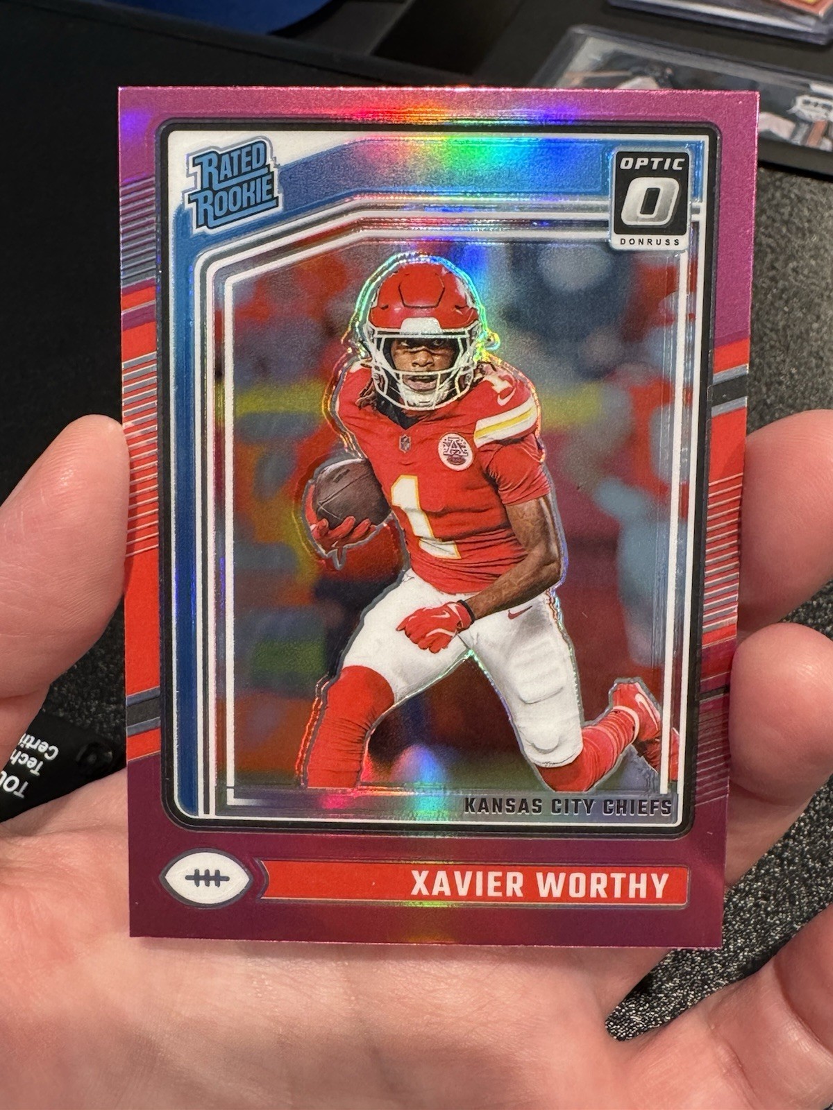 2024 Panini Donruss Optic Rated Rookie Xavier Worthy Pink #300