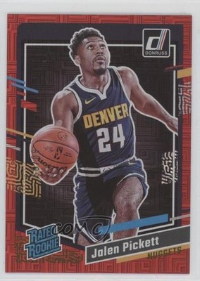 2023-24 Panini Donruss Rated Choice Red 80/99 Jalen Pickett #217 Rookie RC 0z0v