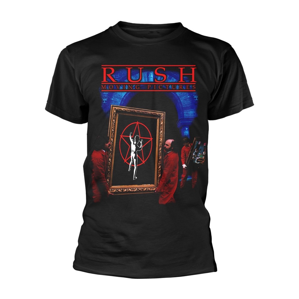 ЧЕРНАЯ футболка RUSH - MOVING PICTURES Medium 4790₽