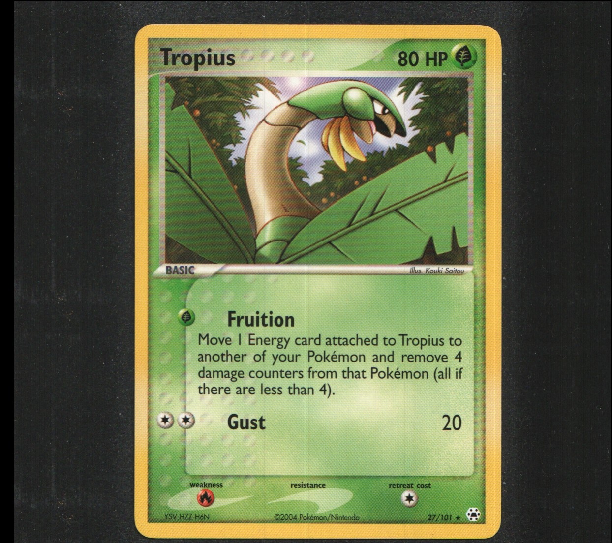 Tropius Rare Hidden Legends 27/101 NM Mitsuhiro Arita